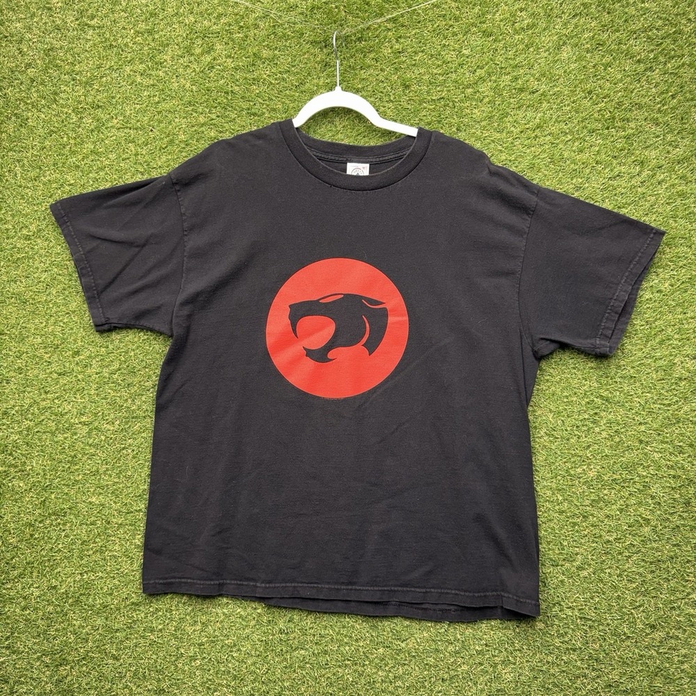 Vintage '99 Thundercats Comic Logo Shirt Mens XL Delta Pro Weight Black Red
